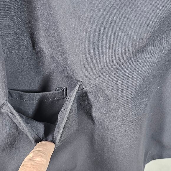 FIGS Casma Three-Pocket Scrub Top Charcoal Gray Women's XS - Picture 3 of 10